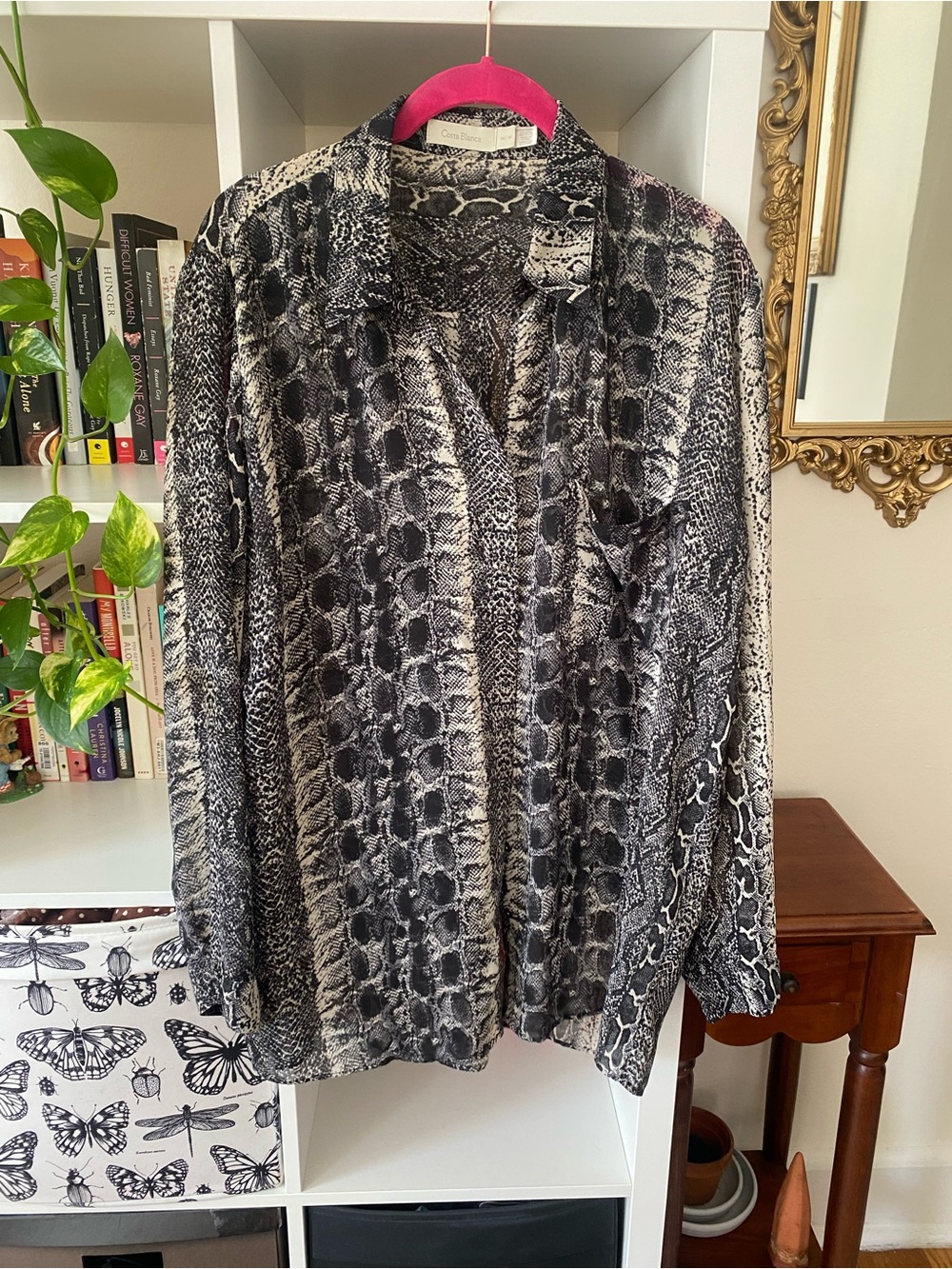Costa Blanca Snake Print Blouse